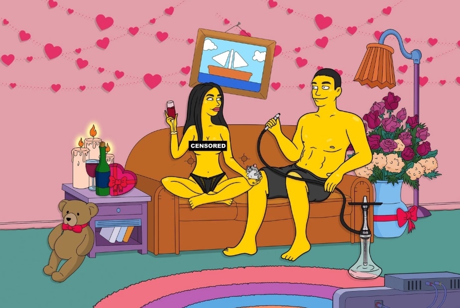 Portrait à la Simpsons