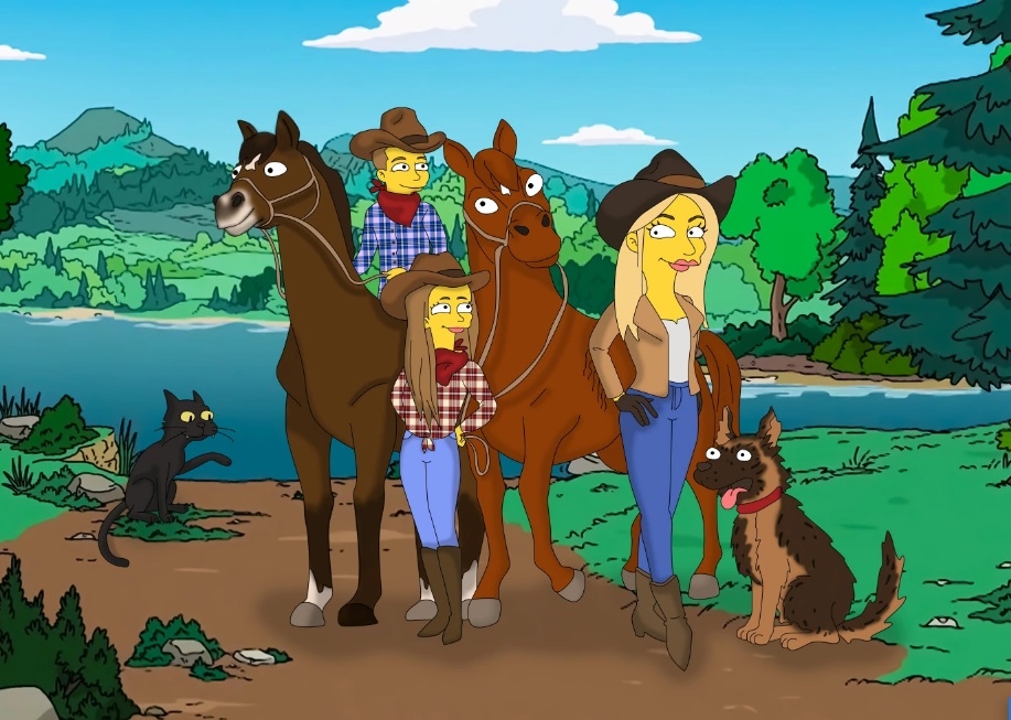 Portrait à la Simpsons