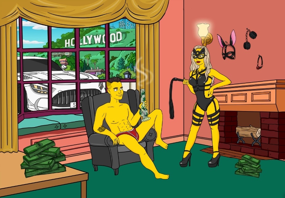 Portrait à la Simpsons