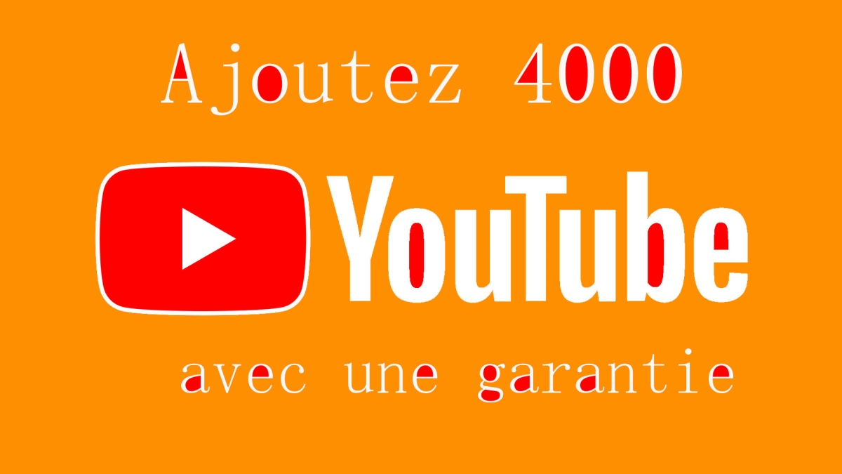 Ajoutez 4 000 vues avec une garantie