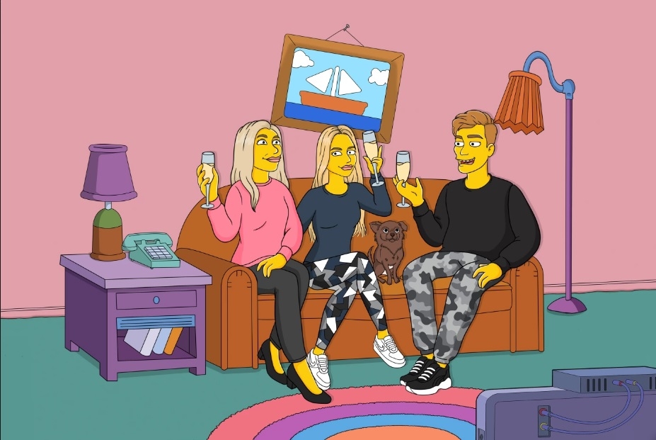 Portrait à la Simpsons