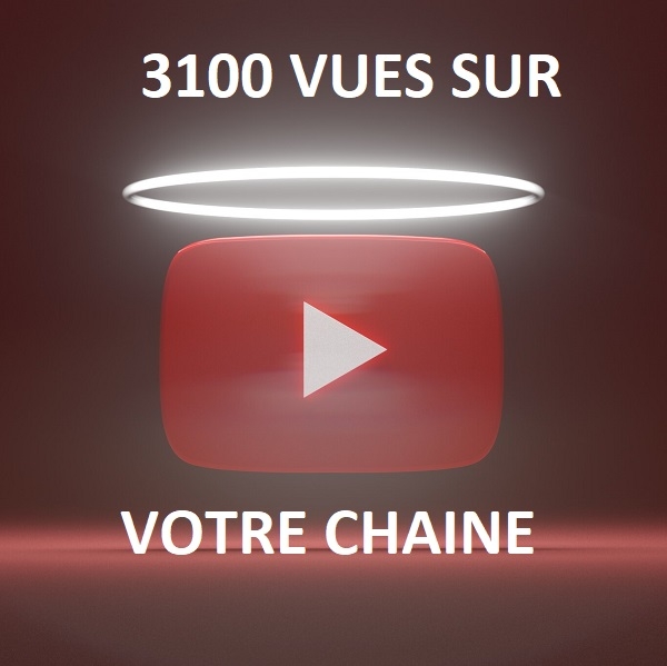 3100 vues avec rétention, monétisables, likes Youtube gratuits