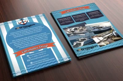 Belle conception d'une brochure, d'un dépliant.