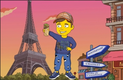 Portrait à la Simpsons