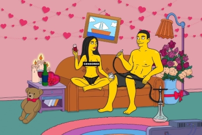 Portrait à la Simpsons