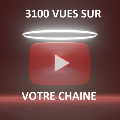 3100 vues avec rétention, monétisables, likes Youtube gratuits