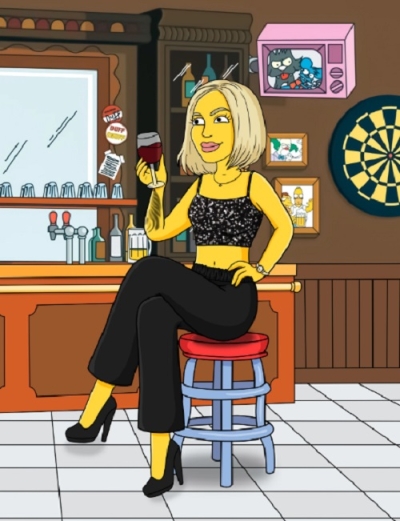 Portrait à la Simpsons