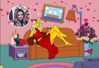 Portrait à la Simpsons